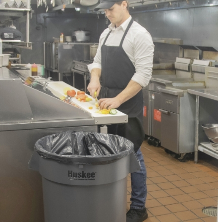 Picture of commercial receptacles in kitchen