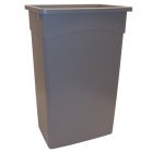 Wall Hugger® Receptacle 23 gal. Grey • CCP